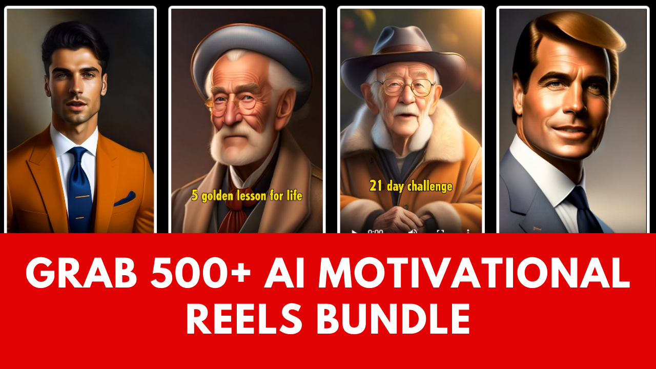 Ultimate 1000+ AI Motivational Reels Bundle