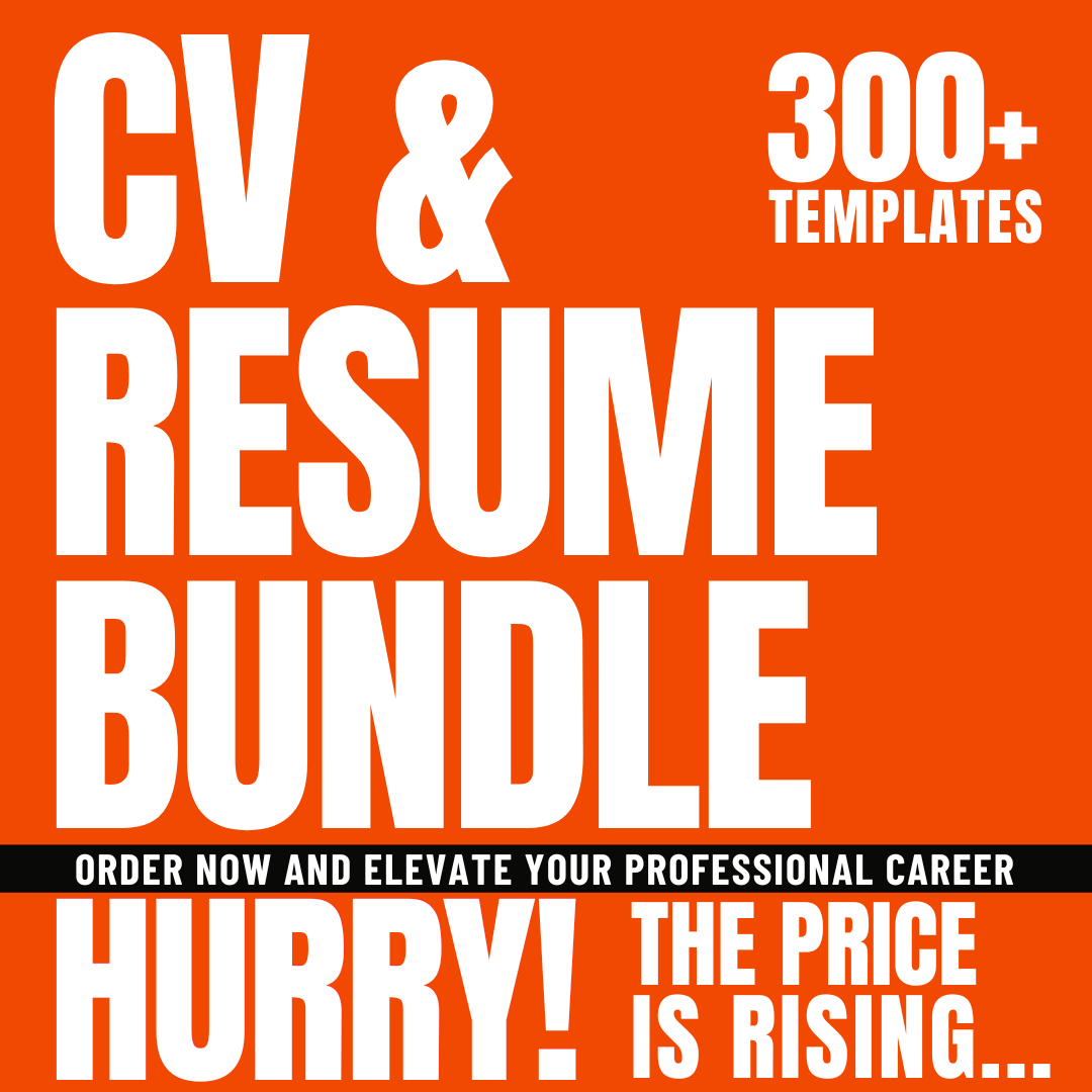 CV & Resume Templates Bundle